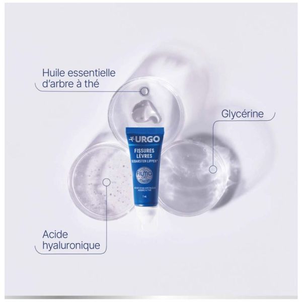 Urgo Filmogel Fissures Lèvres Comble, Répare & Protège - 7ml