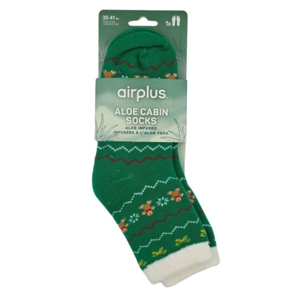 Airplus Chaussettes Infusées à l'Aloe Vera Mr Biscuit Taille 35-41 - Confort et douceur