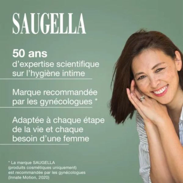 SAUGELLA Poligyn 50+ Apaisant & Hydratant Soin lavant Intime 500 ml - Solution 3-en-1 apaisante pour les inconforts de la ménopause