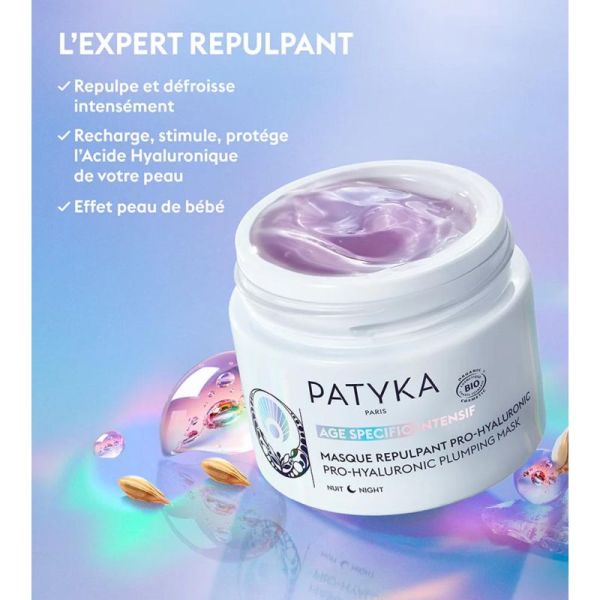 Patyka Age Specific Intensif - Masque de Nuit Repulpant et Anti-âge - Recharge de 50 ml