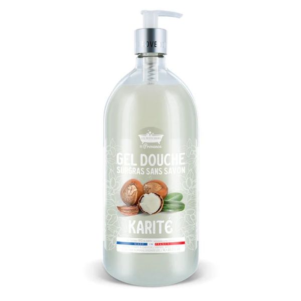 Les Petits Bains de Provence Gel Douche Surgras Sans Savon Karité - 1L