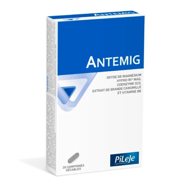 Pileje Antemig - 20 comprimés - Optimise l’apport en magnésium