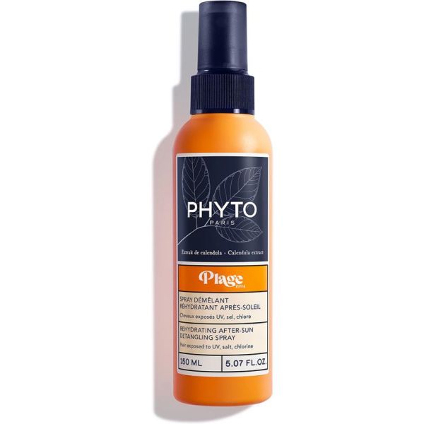 Phyto Spray Démêlant Réhydratant Après-Soleil 150ml – Hydratation et brillance