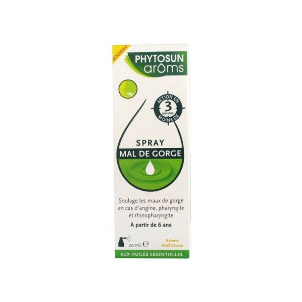 Phytosun Arôms Respiration Spray Mal de Gorge 20ml