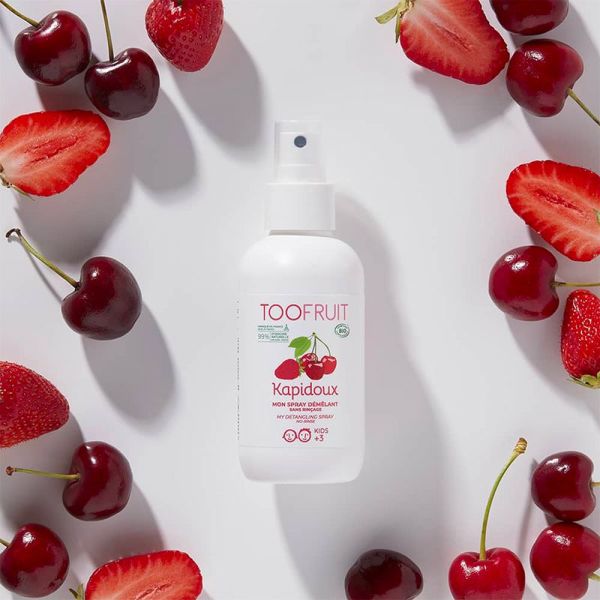 Toofruit Kapidoux Spray Démêlant Cheveux - 125ml - Démêle et adoucit les cheveux des enfants
