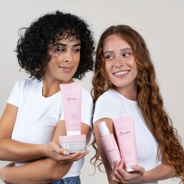 Luxéol La Routine Boucles - Shampooing + Masque + Crème de Soin + Gelée + Trousse OFFERTE - Soin complet