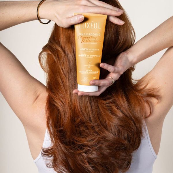 Luxéol Shampooing Réparateur Moléculaire 200ml – Fibre renforcée et lissée