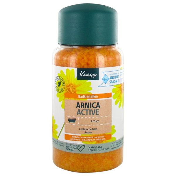 Kneipp Cristaux pour le Bain - Arnica Active - Bain Apaisant et Revitalisant - 600 g