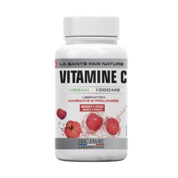 Eric Favre Vitamine C Vegan 1000 mg - 100 Comprimés