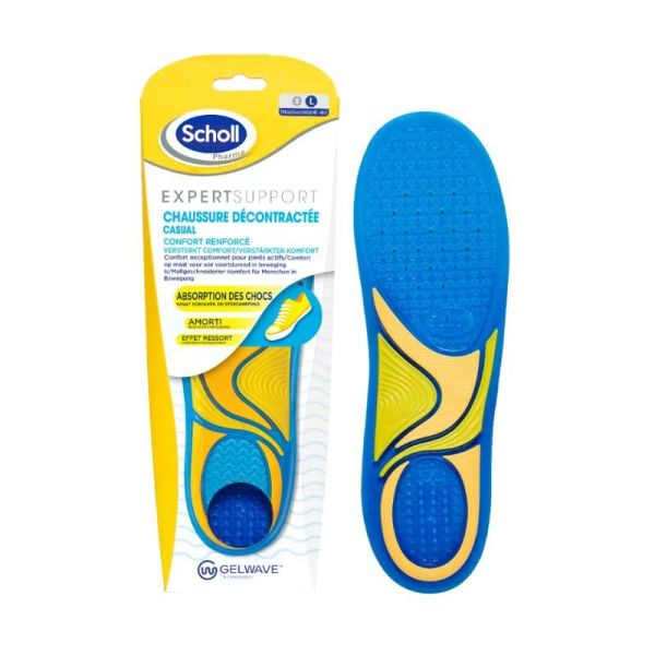 Scholl Expert Support Semelles Chaussures Décontractées - Pointure 40 à 46.5