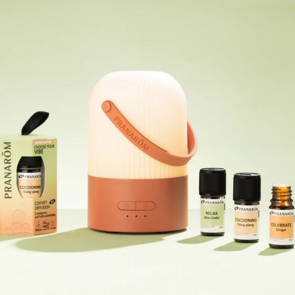 Pranarôm Diffuseur D'Huiles Essentielles LOUMA – Brume et ambiance nomade
