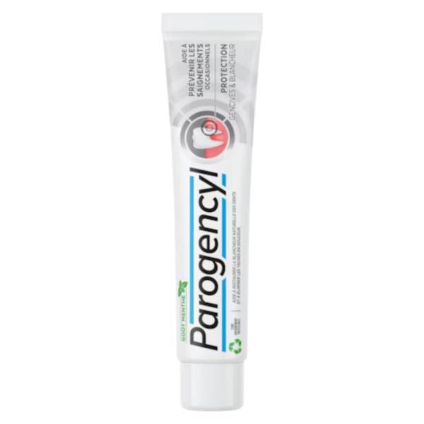 Parogencyl Dentifrice Protection Gencives & Blancheur 75ml - Préservation des gencives saines et restauration de la blancheur naturel