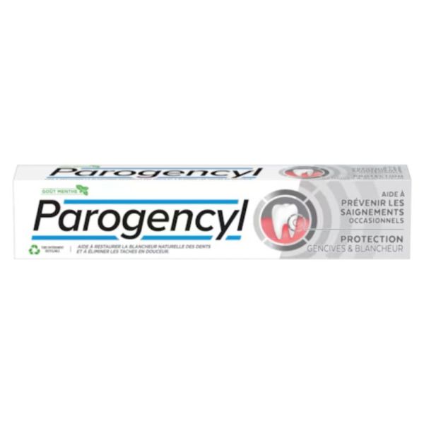 Parogencyl Dentifrice Protection Gencives & Blancheur 75ml - Préservation des gencives saines et restauration de la blancheur naturel