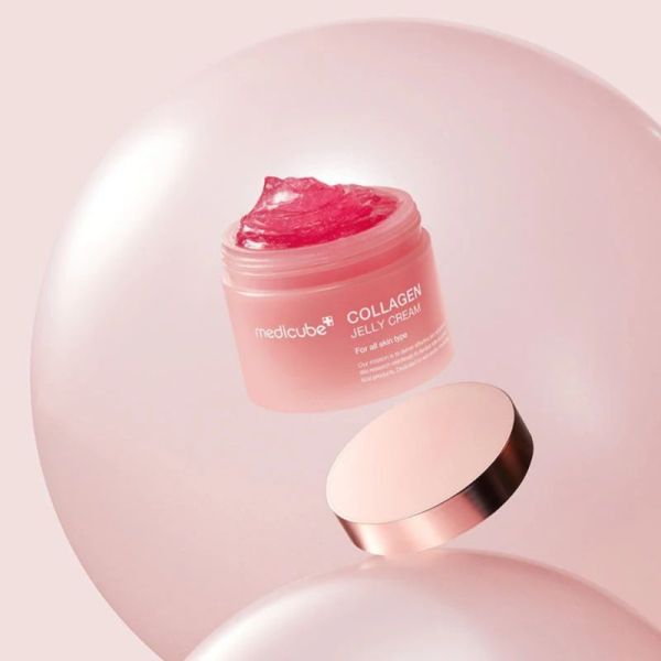 Medicube Collagen Jelly Cream 50 ml - Crème gel visage hydratante, raffermissante et repulpante au collagène