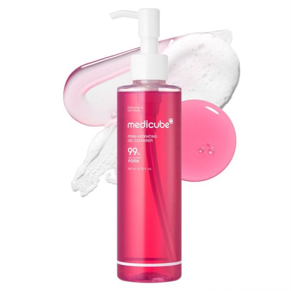 Medicube Nettoyant Visage en Gel Rose au PDRN 200ml – Pureté et éclat