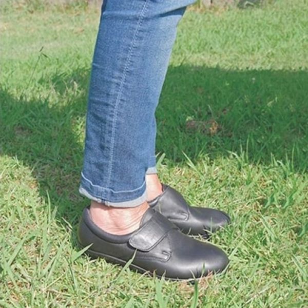 Dr Comfort CHUT Soa Noir - Chaussures Confort Femme Pieds Diabétiques