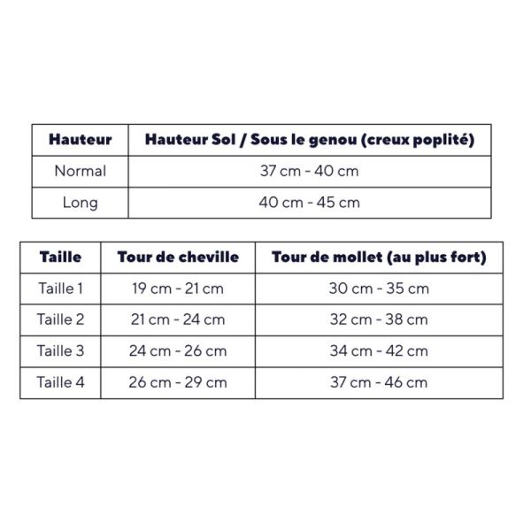Thuasne Venoflex Secret Opaque Chaussettes de Contention Classe 2 Long – Opacité et dissimulation des imperfections