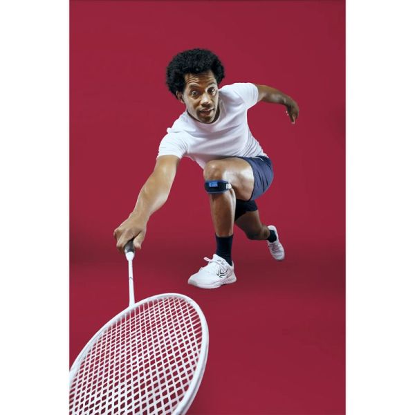 Thuasne Bandage Rotulien avec Amortisseur Rotulien Noir – Soulagement et maintien