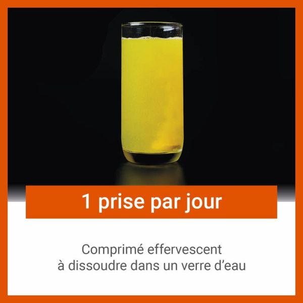Vitascorbol Boost Booster - 20 Comprimés Effervescents - Énergie Physique et Mentale Immédiate