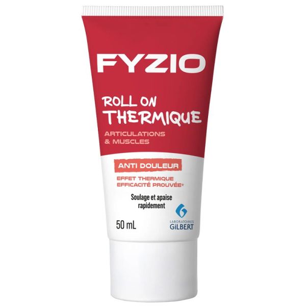 Gilbert Fyzio Roll-on Thermique 50ml – Soulagement des douleurs musculaires