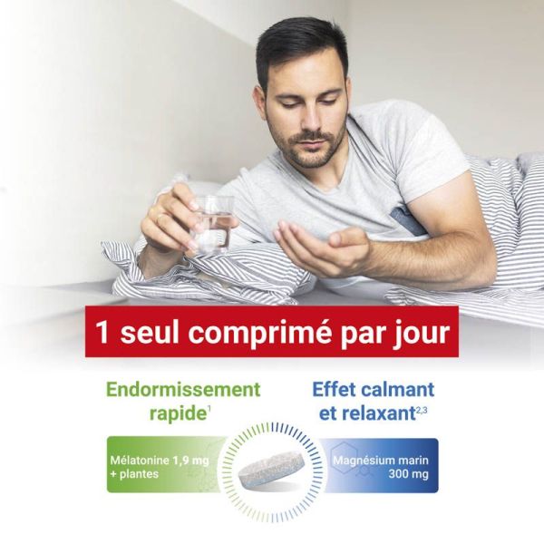 Mag2 Sommeil 30 comprimés - Sommeil rapide, sérénité et relaxation
