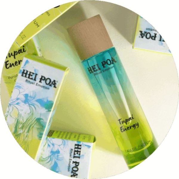 Hei Poa Eau de Parfum Tupai Energy 50 ml - Fragrance tropicale fruitée et vitaminée