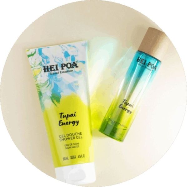 Hei Poa Eau de Parfum Tupai Energy 50 ml - Fragrance tropicale fruitée et vitaminée