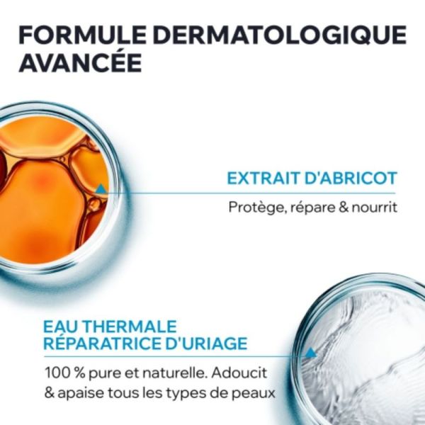 Uriage Eau Micellaire Thermale Peaux Sensibles 500 ml - Démaquille et renforce la défense naturelle de la peau
