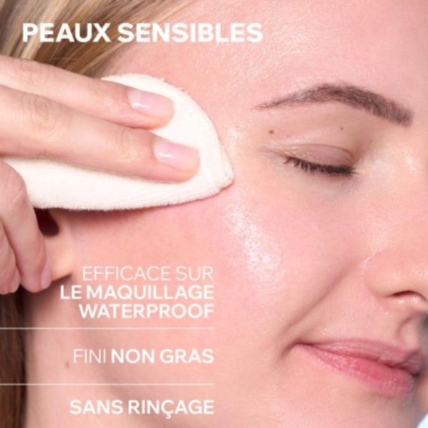 Uriage Eau Micellaire Thermale Peaux Sensibles 500 ml - Démaquille et renforce la défense naturelle de la peau