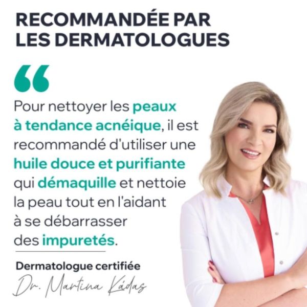 Uriage Hyséac Huile Démaquillante Purifiante 100 ml - Démaquille et purifie les peaux mixtes à imperfections