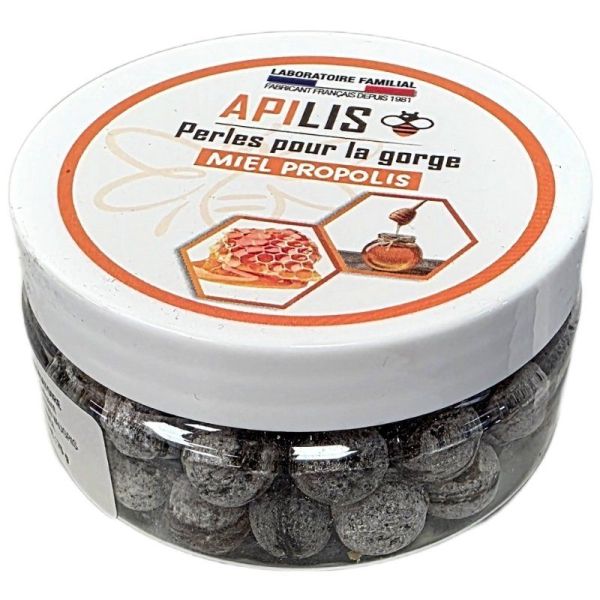 Apilis Perles Pour la Gorge Miel Propolis - 75g
