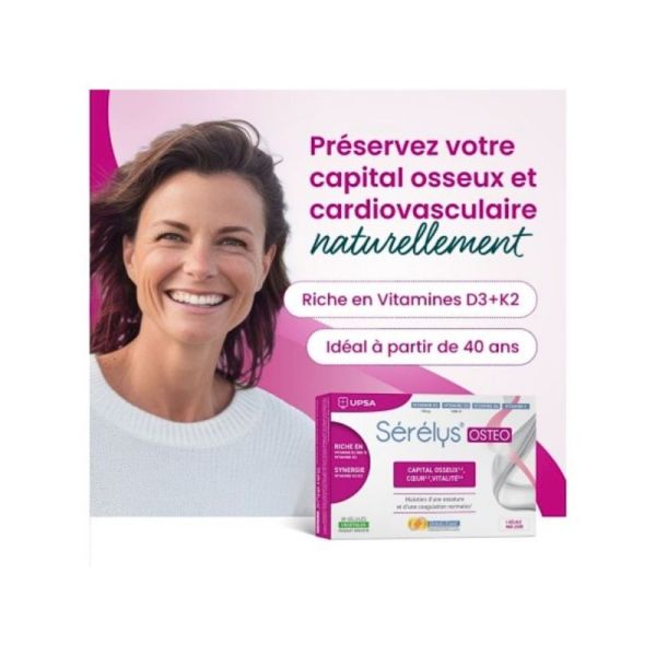 Sérélys Sérélys OSTEO 30 gélules – soutien de la santé osseuse