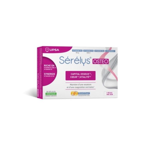 Sérélys Sérélys OSTEO 30 gélules – soutien de la santé osseuse
