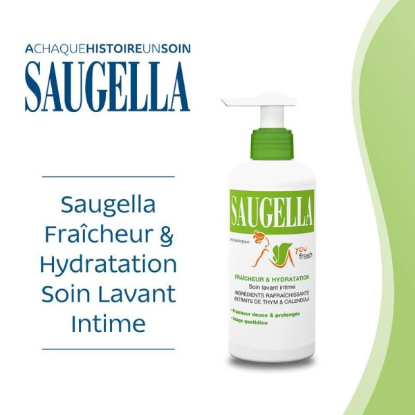 Saugella You Fresh Soin Lavant Fraîcheur 200 ml