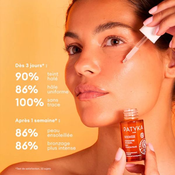 Patyka Bronze Concentré de Soleil Bio 15ml – Sérum autobronzant progressif