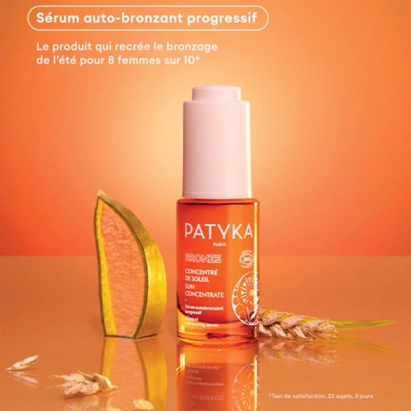 Patyka Bronze Concentré de Soleil Bio 15ml – Sérum autobronzant progressif