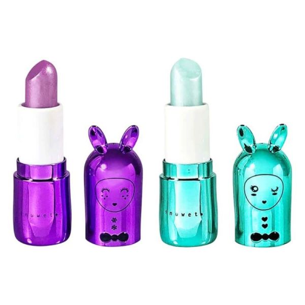 Inuwet Coffret Duo Baumes à Lèvres Rainbow - 2 Baumes à Lèvres - Hydratation gourmande et protection naturelle