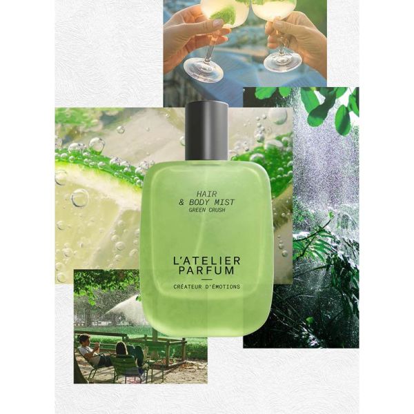 L'Atelier Parfum Hot Splash 50ml - Brume Parfumée Vivifiante pour Corps et Cheveux
