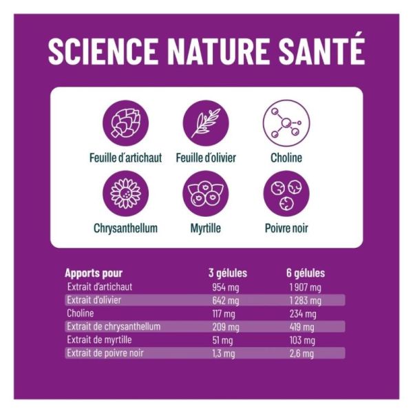 Valbiotis Pro® Foie 180 gélules - Santé hépatique et digestion