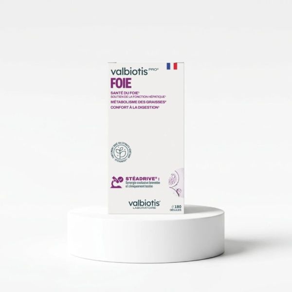 Valbiotis Pro® Foie 180 gélules - Santé hépatique et digestion