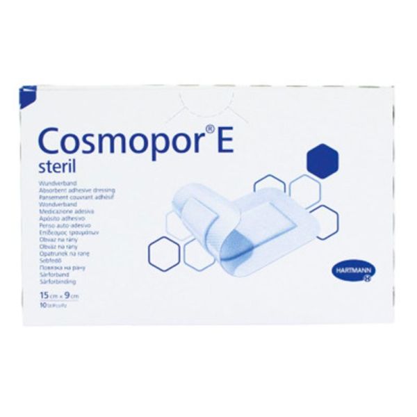 Hartmann Cosmopore Pansement Stérile - 15 cm x 9 cm - Boîte de 10 pansements - Protection post-opératoire
