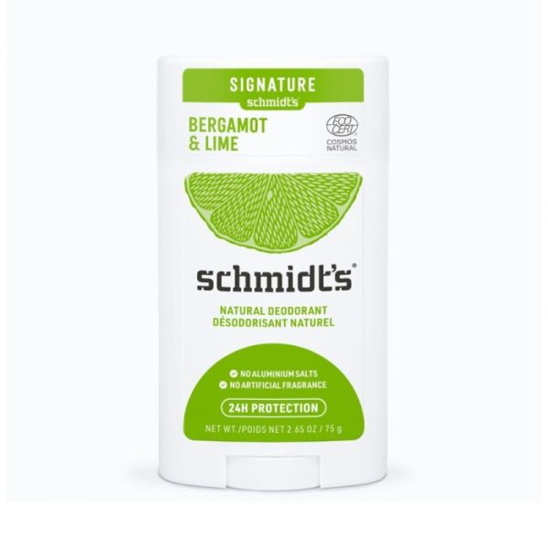 Schmidt's Déodorant Stick Bergamote Citron Vert - 75g