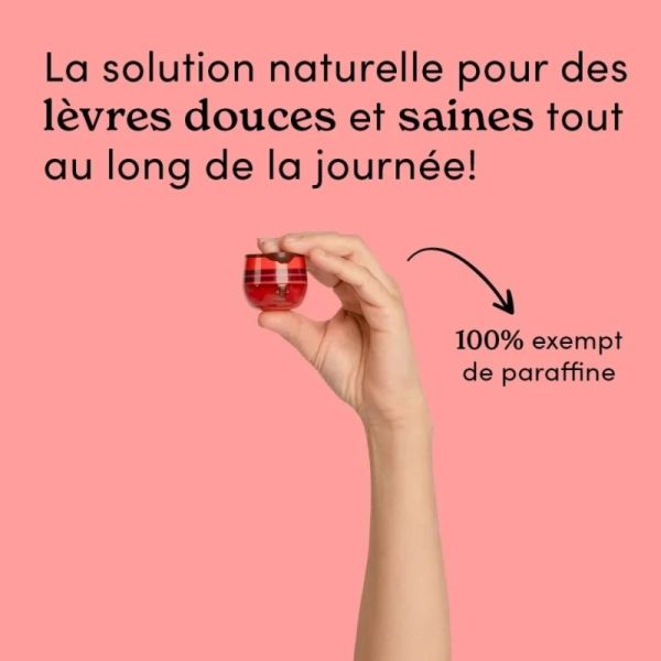 Honeybalm Cherry SPF 25 Baume à lèvres 6,5 g - Soin teinté protecteur aux extraits de cerise