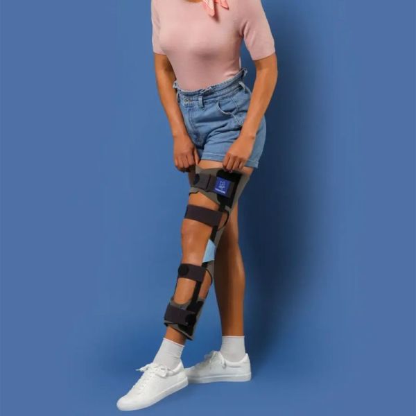 Thuasne Genuimmo 0° 50 cm – Attelle d'immobilisation de genou aérée