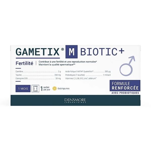 Densmore Gametix M Biotic + - 1 mois - Contribue à une fertilité et une reproduction normales