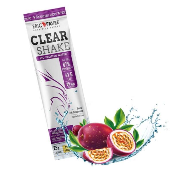 Eric Favre Clear Shake Iso Protein Water Fruit de la Passion - 25g