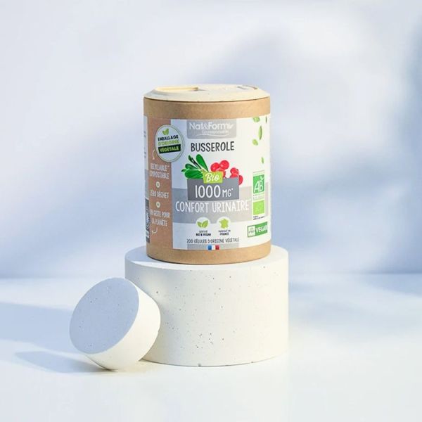 Nat&Form Busserole Bio - Soutien naturel de la vessie et du confort urinaire