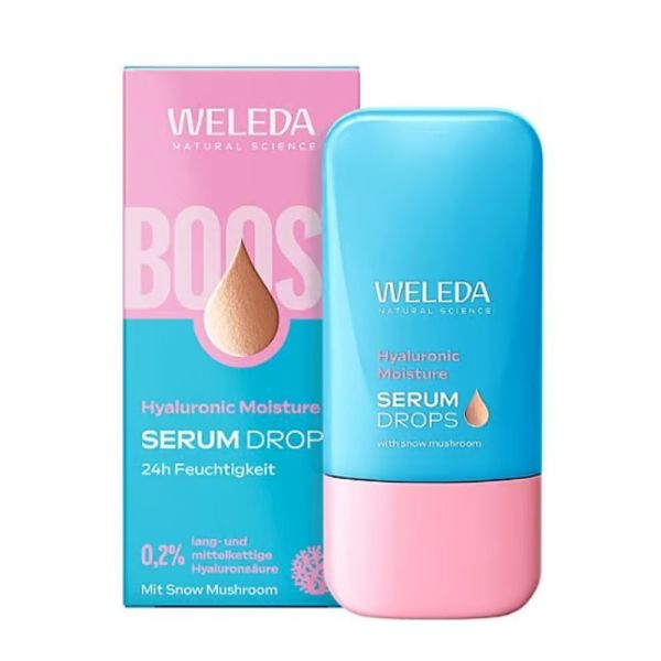 Weleda Hyaluronic Moisture Sérum Drops Hydrantant Intensif Peaux Sèches & Fatiguées - 30ml