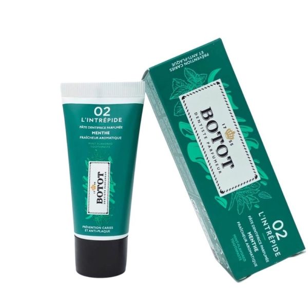 Botot 02 L'Intrépide Pâte dentifrice parfumée 25 ml - Menthe, prévention caries et anti-plaque