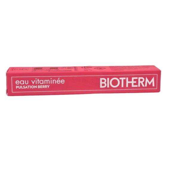 Biotherm Eau Vitaminée Eau de Toilette Pulsation Berry 10 ml – Brume corporelle fraîche, format voyage nomade